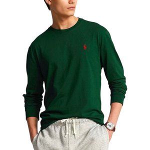 Polo Ralph Lauren Men's Classic Fit Big Pony Logo Longsleeve Tee, Mens XL, NWT